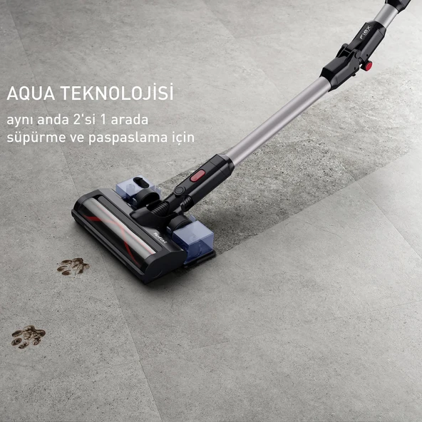 Tefal TY6T90TR X-Force Flex 8.60 Max Aqua Kablosuz Şarjlı Dikey Süpürge 2211401272 - 6