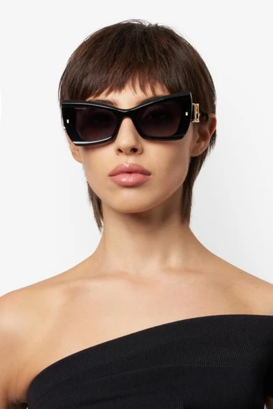 DSquared2 D2 0170/S-807‐SIYAH Kadın Güneş Gözlüğü - Resim 4