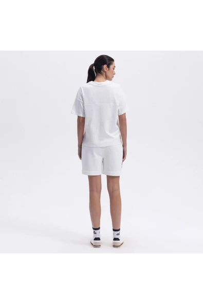 Ellesse Kadın Yuvarlak Yaka Beyaz Tişört EF394 - 2