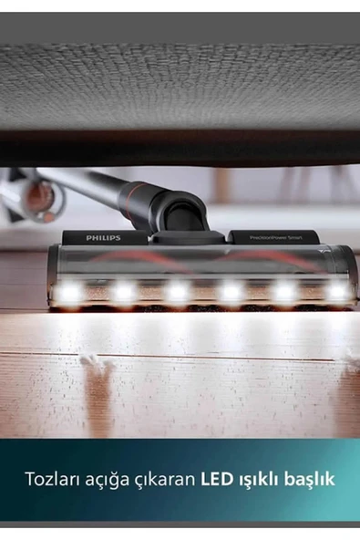 Philips 8000 Serisi Aqua Plus Kablosuz Dik Süpürge, 25.2 V, 80 dk'ya kadar Çalışma Süresi, XC8053/01 - 2