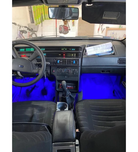 Modül 3 Led 3W Kablolu Parmak Led  5 adet Mavi Renk - 3