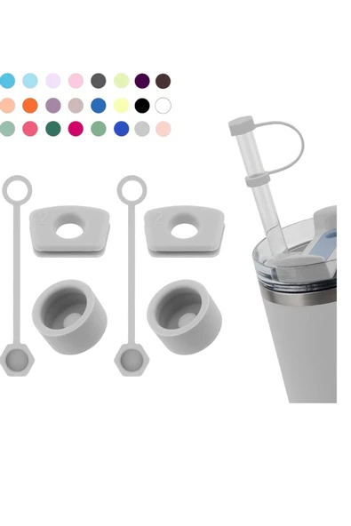 Stanley 2 Set Gri Stanley için Silikon Dökülmeye Dayanıklı Sızdırmaz Seti Quencher