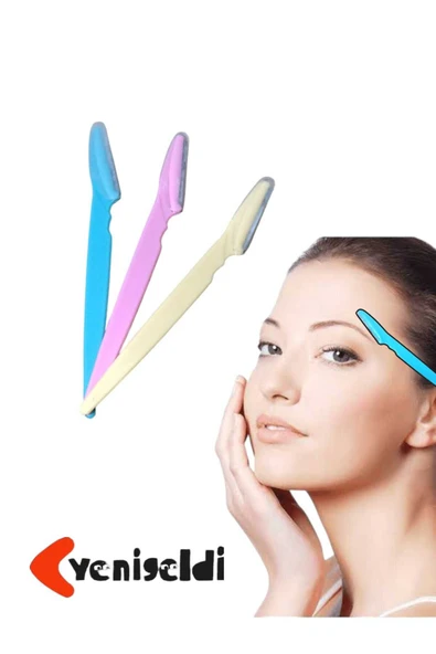 Yenigeldi Yüz Jileti Ve Kaş Usturası Kadın Jileti Epilasyon 3'lü