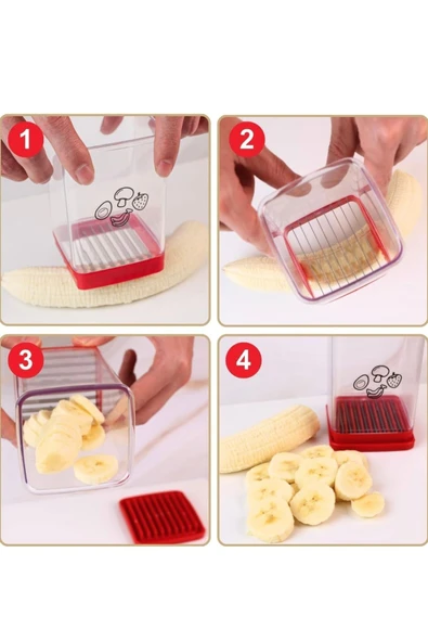 Yenigeldi 2 Adet Meyve Sebze Dilimleme Paslanmaz Çelik Bardak Dilimleme Yumurta Dilimleme - 3