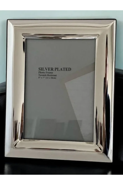 Yenigeldi Gümüş Çerçeve ( 13-18cm), Pürüzsüz ve Parlak. Kadife Sırt. - 2