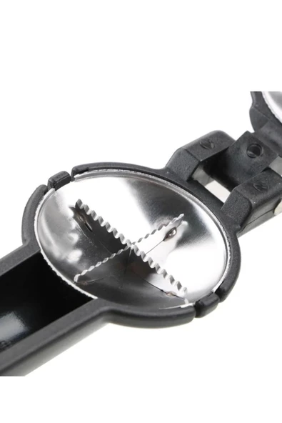 Yenigeldi 1 Adet Yeni Tasarım Ergonomik Paslanmaz Çelik Hazneli Kestane Kesici - Resim 2