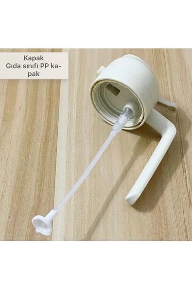 Yenigeldi 1 adet 450 ml 2'si 1 arada y21 Sprey Tasarım Yağ Dispenseri Yağlık Yağ Şişesi - 3