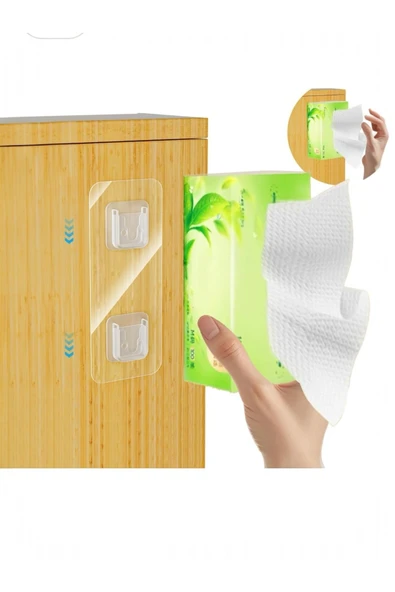 Yenigeldi 10 Set Çok Güçlü Kendinden Yapışkanlı Eşya Sabitleme Askısı Geçmeli Klips yzmk - 2