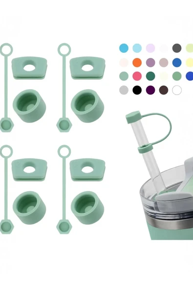 Yenigeldi 1 Set  Silikon Dökülmeye Dayanıklı  Sızdırmaz Seti Quencher