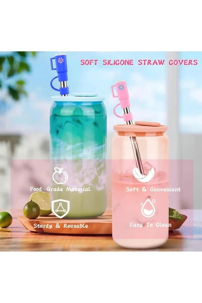 Yenigeldi 1 Adet Pipet Kapağı ( PEMBE ) Pipet Tıpası - 2