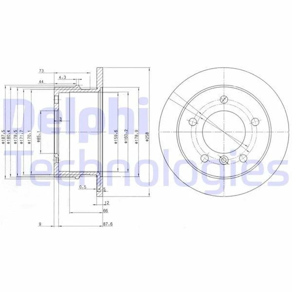 FREN DISKI ARKA MERCEDES W463 B901 B904 . VW LT 28-35-46