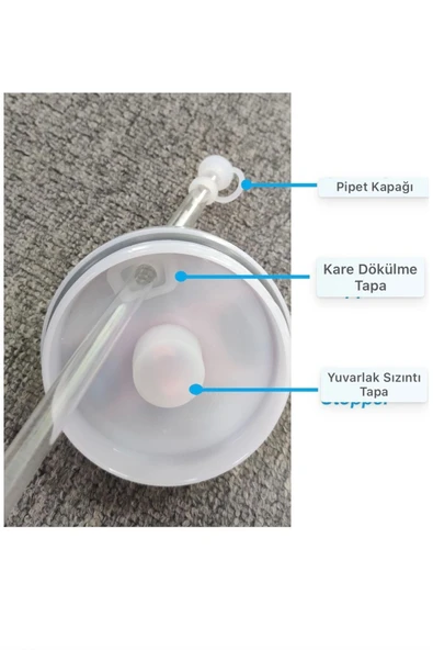 Stanley 1 Set  Stanley için Silikon Dökülmeye Dayanıklı  Sızdırmaz Seti Quencher - 2