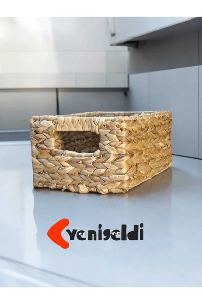 Yenigeldi 1 ADET Hasır Saklama Sepeti, Düzenleme için Saklama Sepetleri