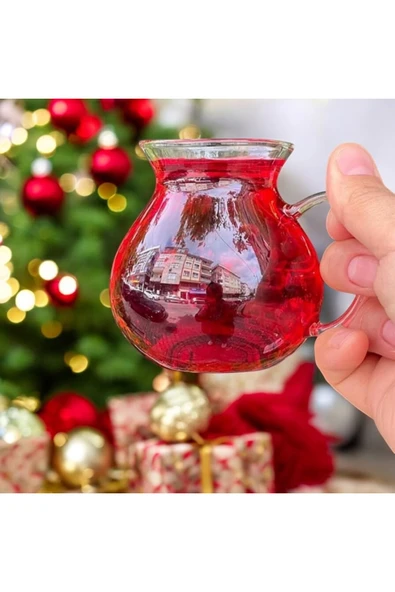 Yenigeldi 2 Adet 280 ml ( 8cm - 7cm ) Isıya Dayanıklı Şişman Çay Bardağı - 2