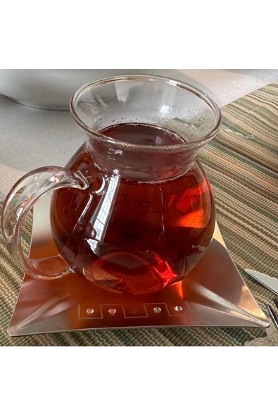 Yenigeldi 2 Adet 280 ml ( 8cm - 7cm ) Isıya Dayanıklı Şişman Çay Bardağı - 3