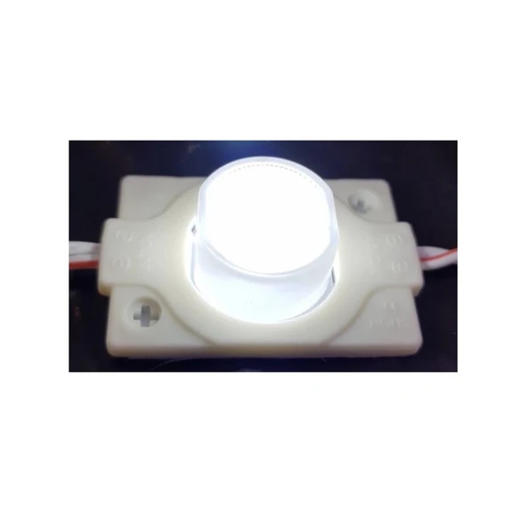 Led Modül Beyaz Tekli Led Mercekli 12v Dc 1,5w İp 65 5 adet - 2