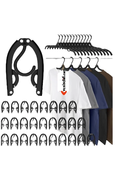 Yenigeldi 4 Adet Katlanabilir Seyahat Askısı Foldable Askı Hanger