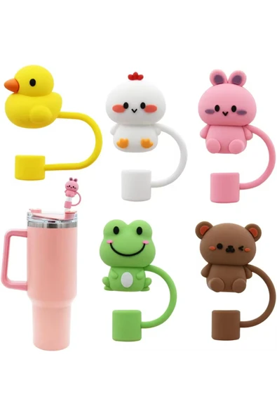 Stanley Pipet Tıpası Ayıcıklı Pipet Tıpası Quencher Pipet Tıpası Tavşan Pipet Tıpası - 3