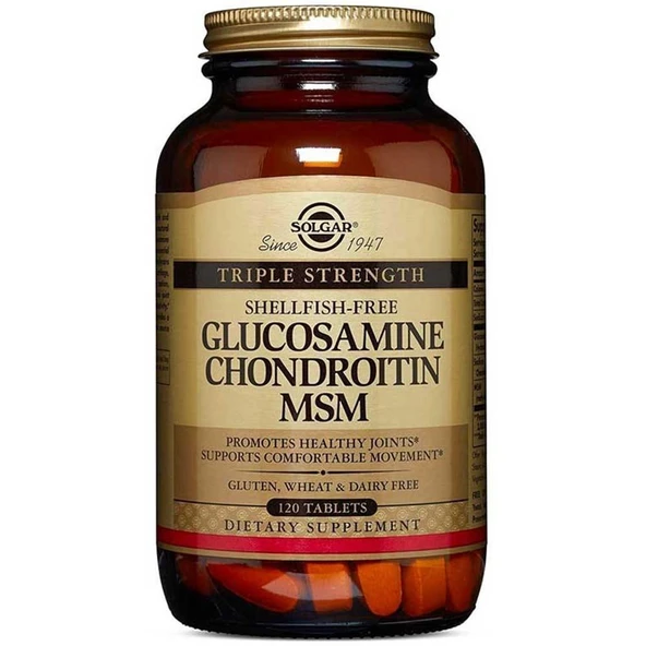 Solgar Glucosamine Chondroitin MSM 120 Tablet