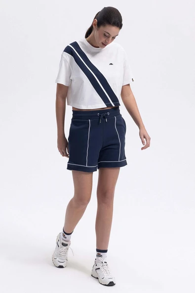 Ellesse Kadın Yuvarlak Yaka Beyaz Tişört EF376 - 5