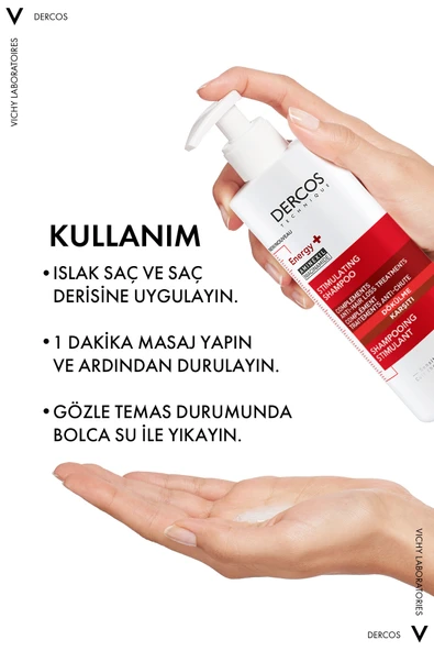 Vichy - Dercos Energy+ Dökülme Şampuan 400 Ml - Resim 6