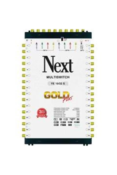 Ye-10/24 Hybrid Sonlu ve Kaskatlı Bir Arada Gold Plus Multiswitch Uydu Santrali
