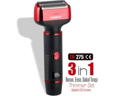 Powertec TR-275 3in1 Günlük Erkek Bakım Seti - 2
