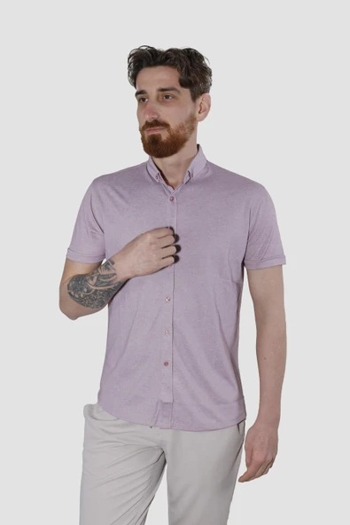 GLOBAY 2910-G HSK ERKEK GOMLEK-GÜL GÜL 3XL