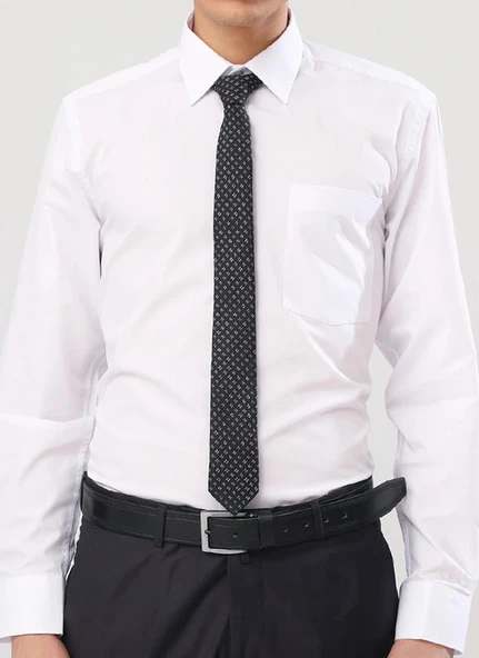 GLOBAY 1001 DKRN REGULAR FIT GOMLEK-BEYAZ