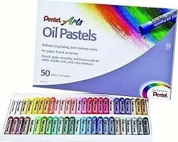 Pentel Oil Pastels Yağlı Pastel 50 Li Renk
