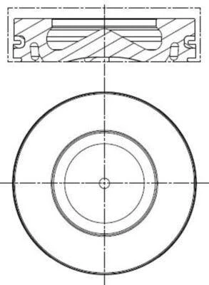 PISTON SEGMAN STD 84.00mm BMW E60 E87 E90 E92 E93 F10 F20 F30 F32 F33 F34 F36 E83 E84 F25 F15 MINI R55 R61