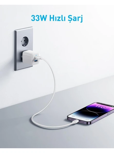 Anker 323 33 W Hızlı Şarj Adaptörü Teşhir - 4