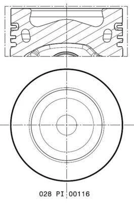 PİSTON SEGMAN CRAFTER-AMAROK-PASSAT 81mm CKUB-CKTB-CFFA-CFFB-CFGB-CFGC-CNFA-CNFB STD