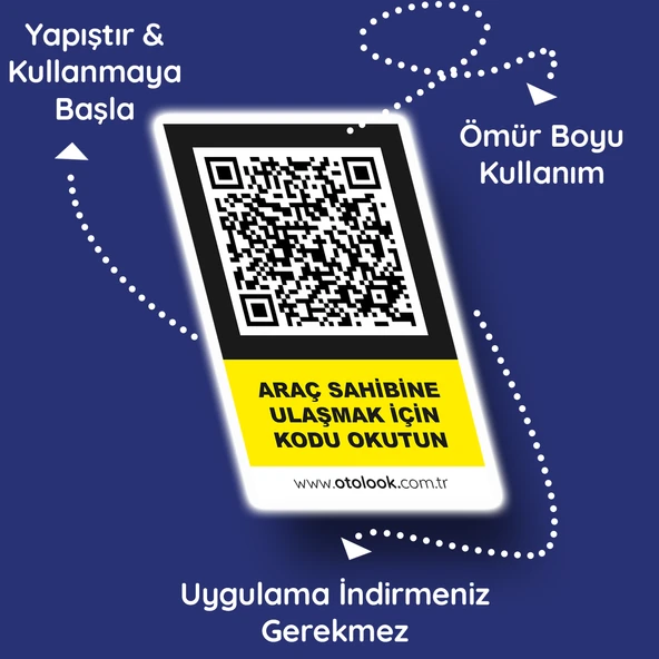 Otolook Yeni Nesil Akıllı QR Araç Numaratör - 3