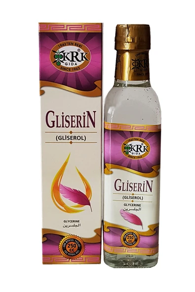 Krk Gliserin 250 Cc Cam Şişede Gliserol 250 Ml.