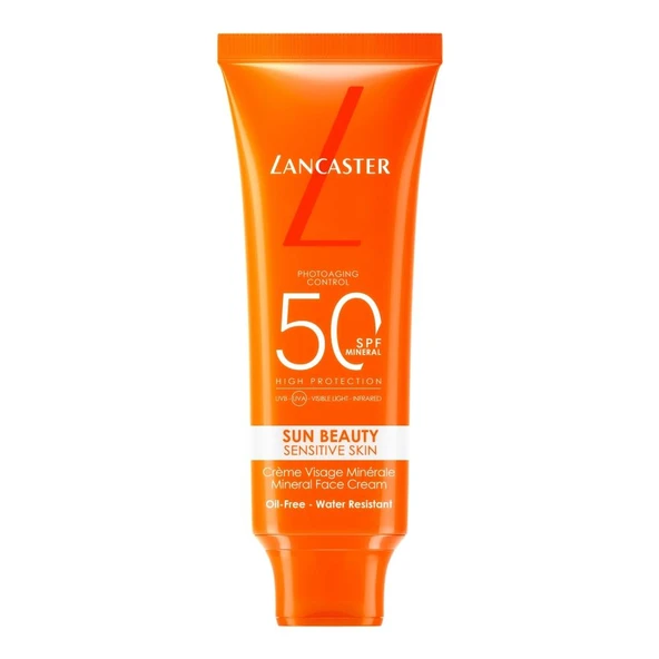 Lancaster Sun Beauty Sensitive Skin Mineral Face Cream SPF50 50 ml Güneş Kremi