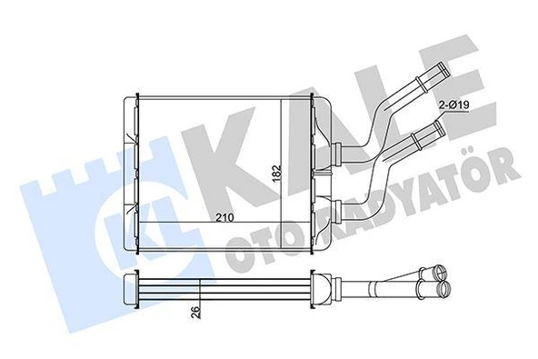 KALORİFER RADYATÖRÜ ALFA ROMEO 147-156-GT