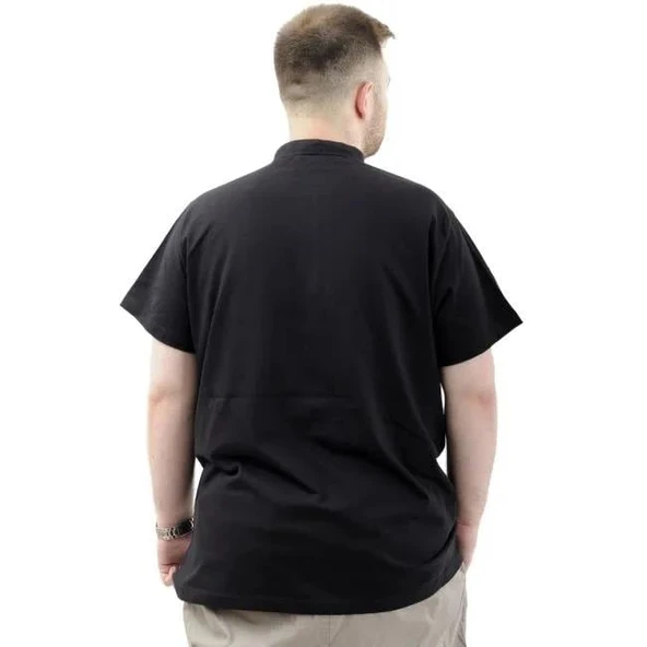 MODEXL U24339 BATTAL T-SHIRT-SIYAH - 4