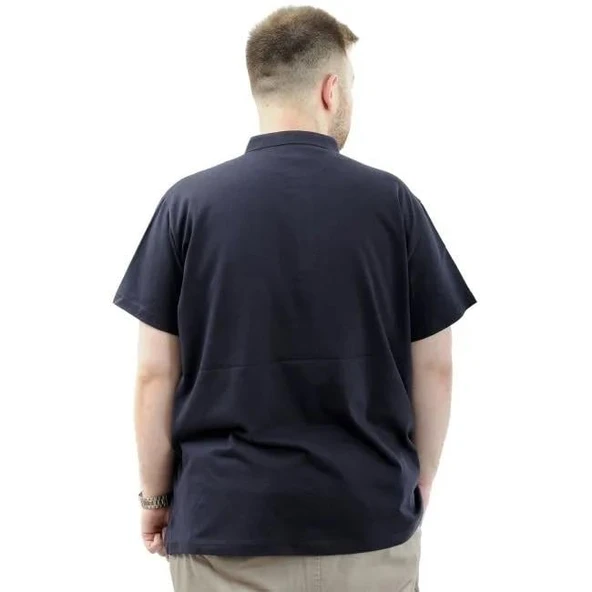 MODEXL U24339 BATTAL T-SHIRT-LACİVERT - 4