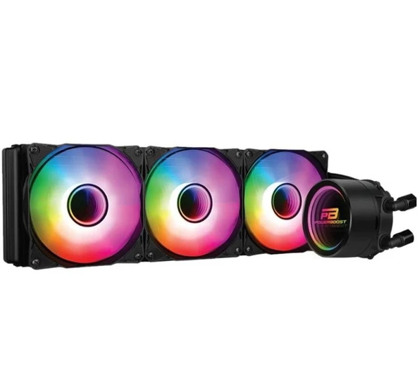 PowerBoost ALPHA 240B ARGB Fanlı 240mm (LGA1700-AM4-AM5) Uyumlu Sıvı Soğutma Sistemi (Siyah)