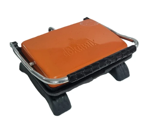 Elis Concept & Dökümix Demir Döküm Turuncu 1800 Watt 4-6 Dilim Ev-Sanayi-Büfe Tipi Tost Makinası - 2