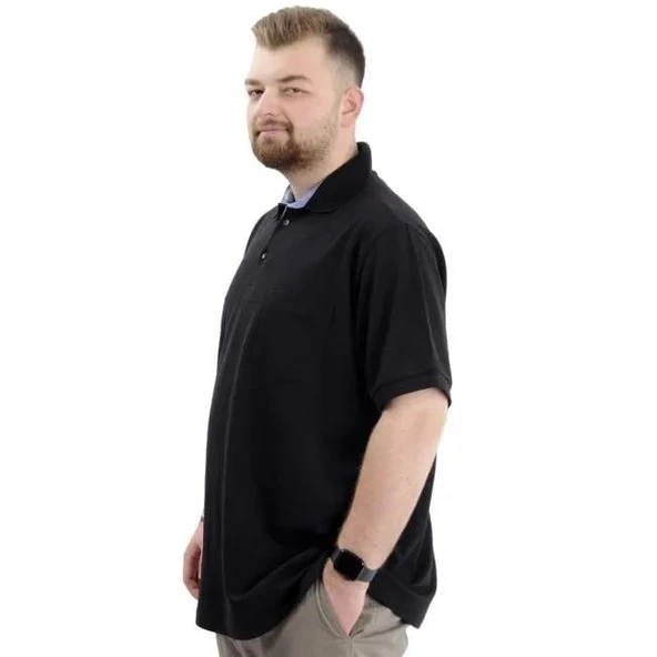 MODEXL 20552 BATTAL T-SHIRT-SIYAH - 2