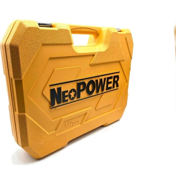 Neopower 172 Parça Profesyonel Lokma Takımı (1/2" 3/8" 1/4") - 4