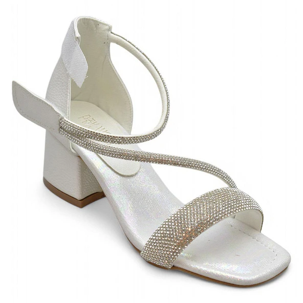 355 Abiye Kız Çocuk Topuklu Ayakkabı Kız Çocuk Nişan Abiye Ayakkabısı - 11