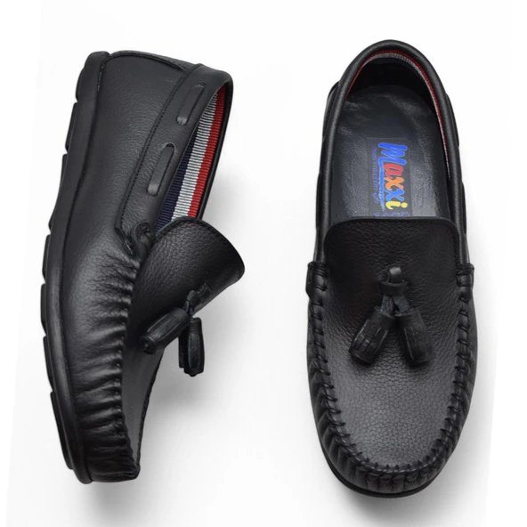 590-5 Rahat Taban Laofer Çocuk Ayakkabı Günlük Düğünlük Klasik Erkek Çocuk Ayakkabı - 4