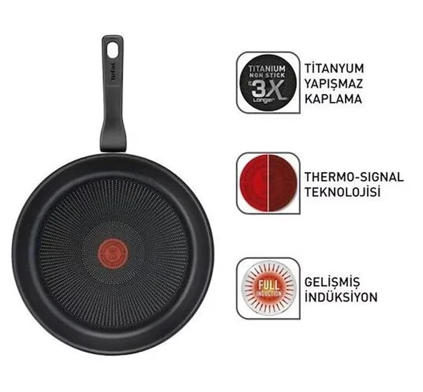 Tefal Titanium 3X Force Tava 28 Cm 2100134006 - 2
