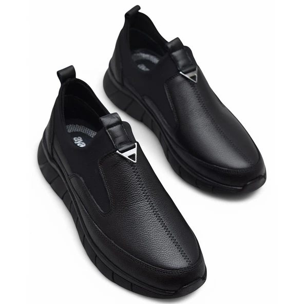 1453-2 Tam Ortopedik Hakiki Deri Unisex Günlük Ayakkabı Erkek Kadın Ayakkabı Hafif Poli Taban - 7