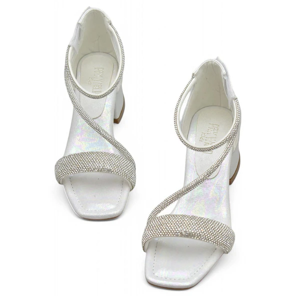 355 Abiye Kız Çocuk Topuklu Ayakkabı Kız Çocuk Nişan Abiye Ayakkabısı - 8