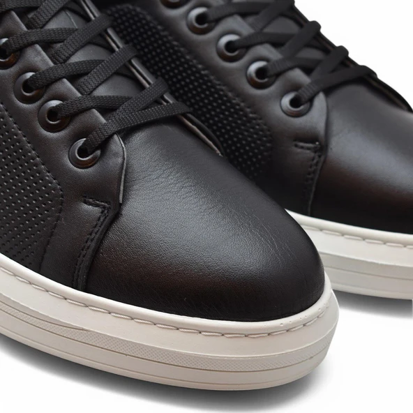 TAB500 Ortopedik Taban Hakiki Deri Erkek Ayakkabı Spor Deri Ayakkabı - 4