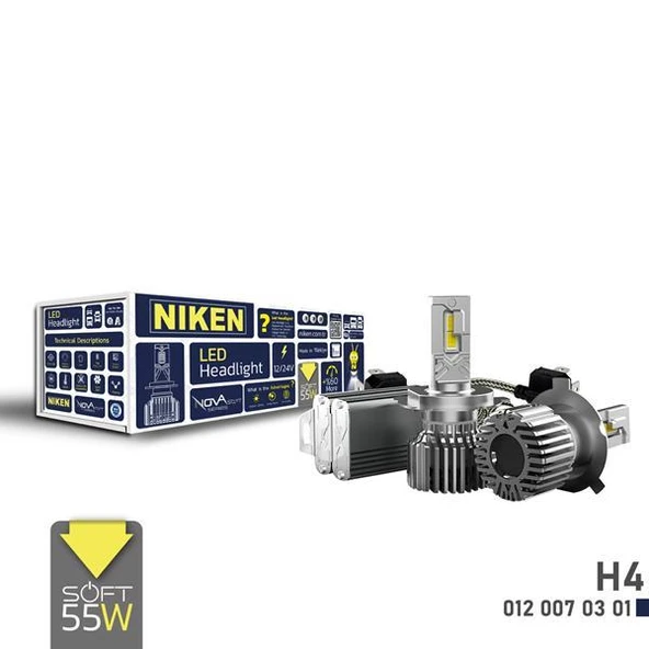 LED XENON NOVA SOFT SERISI H4 55W
